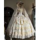 Cor Cupidinis Pearl Maiden Blouse Skirt Corset Belt Cape Overdress JSK Set OP and Underskirt(Limited Reservation/Multiple Colours/Full Payment Without Shipping)